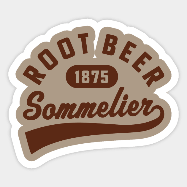 Root Beer Sommelier Root Beer Lover Sticker by PodDesignShop